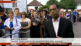 Lizo Mzimba reports from Elstree (Credit: BBC News)