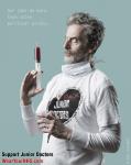 Peter Capaldi in Dame Vivienne Westwood designed Support Junior Doctors tshirt (Credit: Sarah Sheldrake)