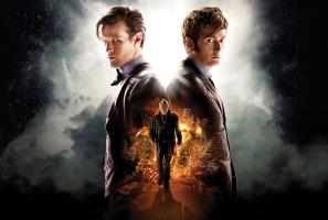 The Day of the Doctor - Promotional Poster (landscape) (Credit: BBC/Adrian Rogers)