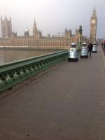 Daleks on Westminster Bridge. Photo: Matt Strevens