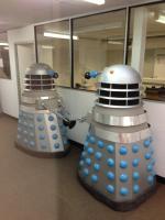 Daleks at Wimbledon Studios (Credit: Matt Strevens, via Twitter)