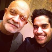 Sacha Dhawan with Waris Hussein (Credit: Sacha Dhawan, via Twitter)
