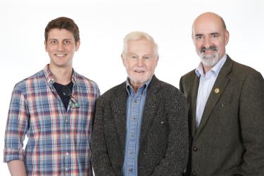 Scott Handcock, Derek Jacobi, Nicholas Briggs (Credit: Big Finish)