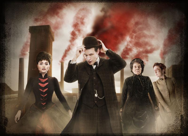 The Crimson Horror. Photos: BBC/Adrian Rogers/Ray Burmiston