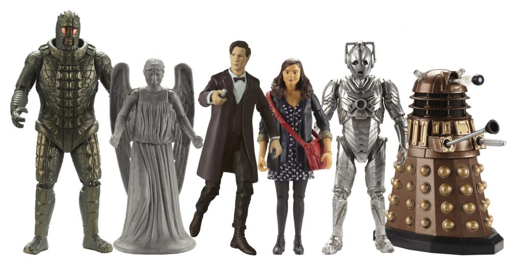 Character 3.75&quot; Figures: Ice Warrior, Weeping Angel, Doctor, Clara, Cyberman, Dalek (Credit: Character)