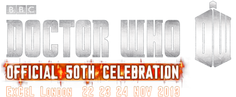 Doctor Who Official 50th Anniversary Convention - Logo (Credit: BBC Worldwide)