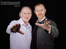 David Bradley and Mark Gatiss (Credit: Entertainment Weekly)