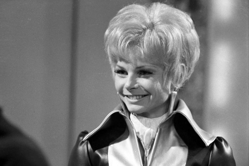 The Enemy of the World - Astrid, played by Mary Peach (Credit: BBC Worldwide)