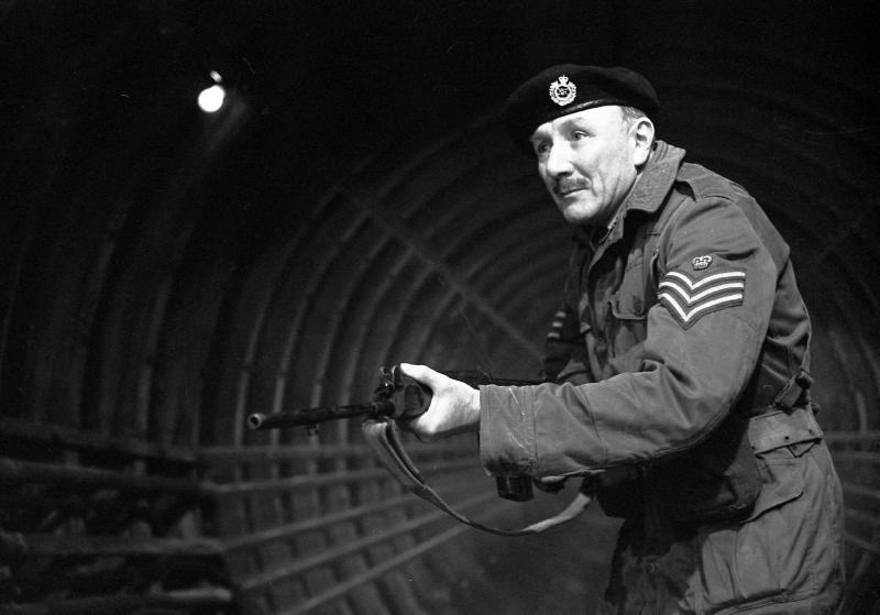 The Web of Fear - Sergeant Arnold, played by Jack Woolgar. (Credit: BBC Worldwide)