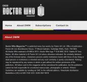 DWM Website launched (Credit: Doctor Who Magazine)