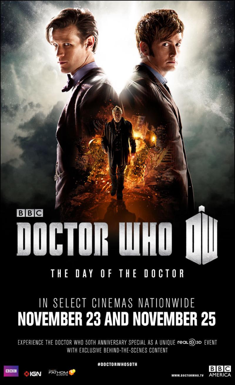 The Day Of The Doctor; US Screening poster (Credit: BBC)