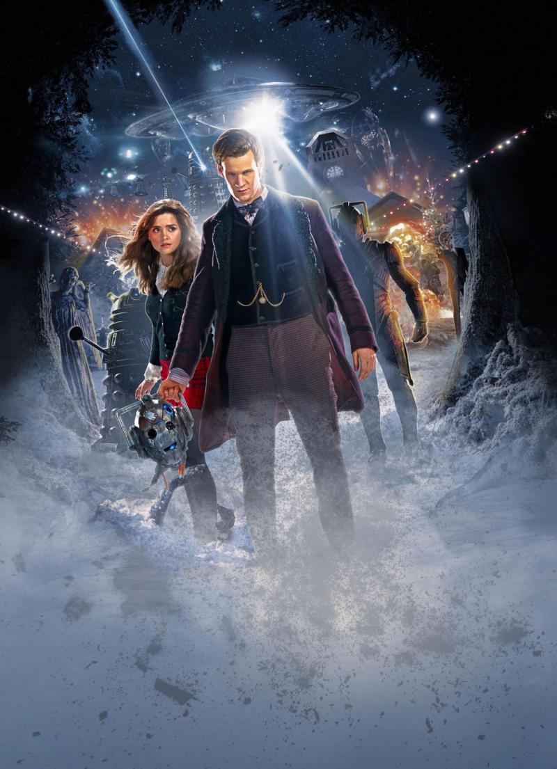 The Time of the Doctor (poster). Image: BBC/Ray Burmiston