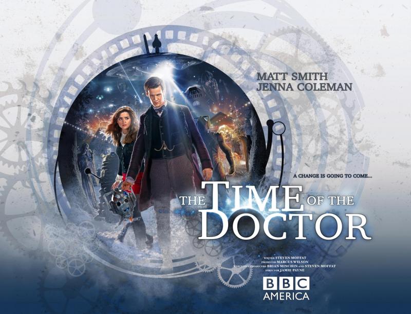 The Time of the Doctor (poster). Image: BBC America/Ray Burmiston/Lee Binding