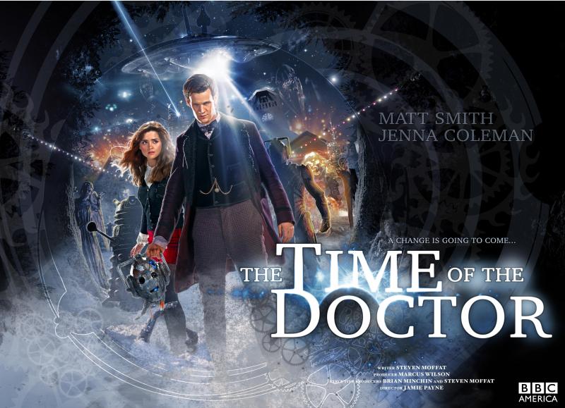 The Time of the Doctor (poster). Image: BBC America/Ray Burmiston/Lee Binding