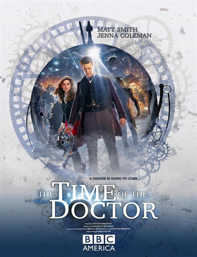 The Time of the Doctor (poster). Image: BBC America/Ray Burmiston/Lee Binding