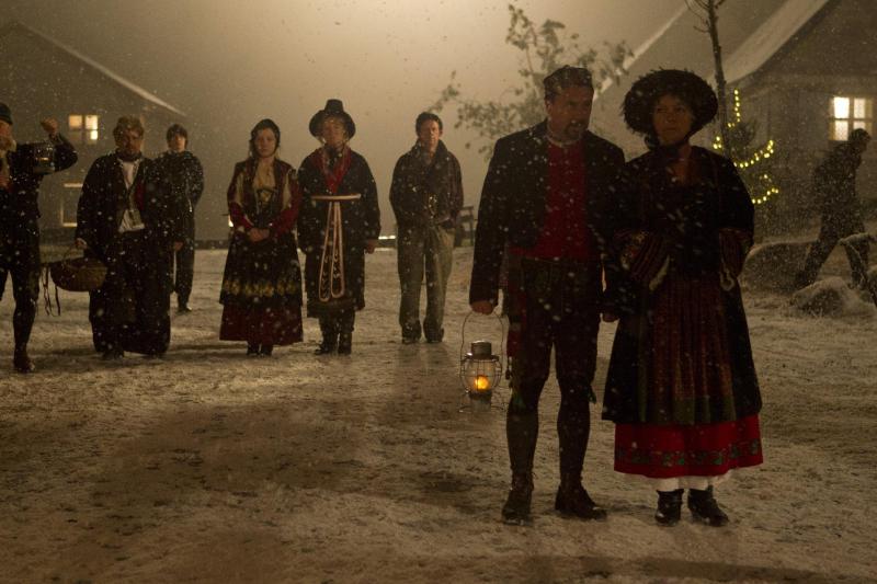 Villagers. Image: BBC/Adrian Rogers