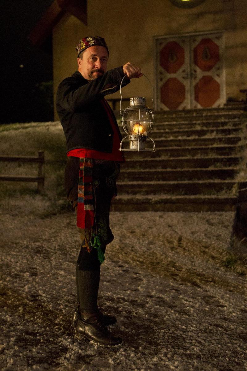 Abramal (played by Rob Jarvis). Image: BBC/Adrian Rogers