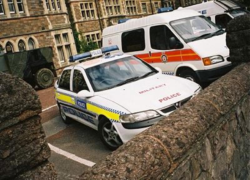Filming at Cardiff Royal Infirmary, 18 Jul 2004. Photo: Dave Shuttleworth