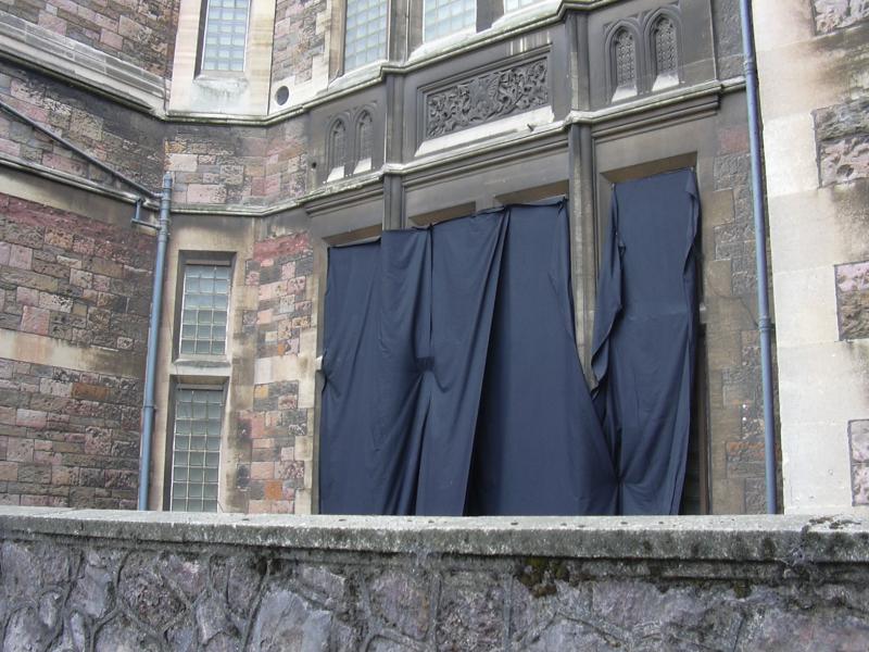 Filming at Cardiff Royal Infirmary, 18 Jul 2004. Photo: Rob Stradling