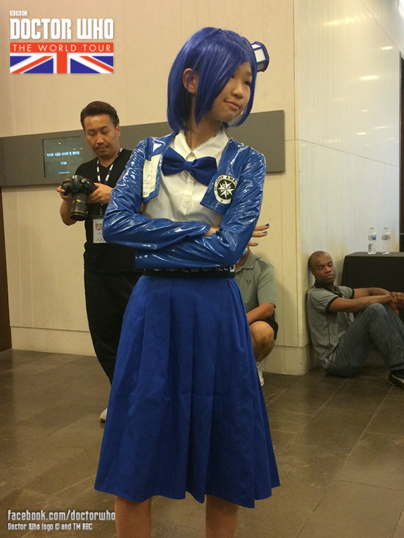 Vworp vworp! It's TARDIS cosplay. Photo: BBC Worldwide