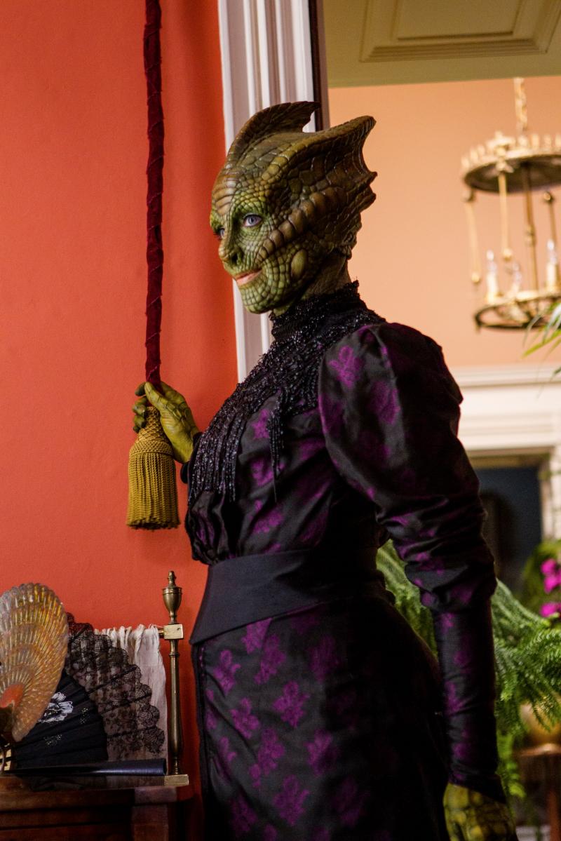 Madame Vastra (Neve McIntosh). Photos: BBC/BBC Worldwide 2014
