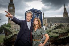 TARDIS Crash lands (Credit: BBC/Guy Levy)