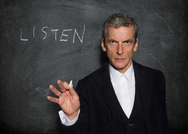 The Doctor - Listen. Photo: Ray Burmistan, BBC Worldwide 2014