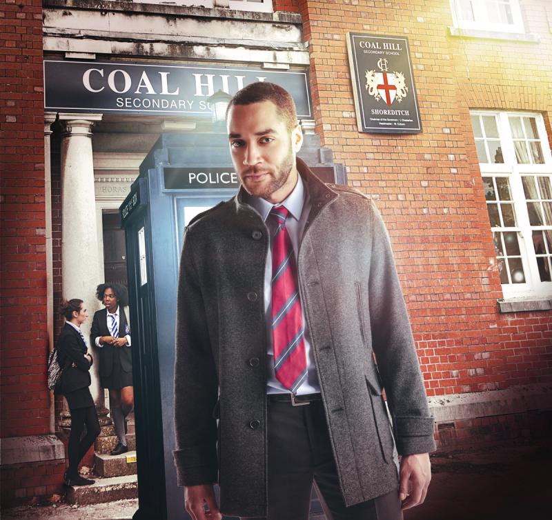 Danny Pink (Samuel Anderson) - The Caretaker. Photo: Adrian Rogers, BBC Worldwide 2014
