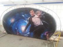 BBC TVC Memorabilia: 11th Doctor Canvas (Credit: BBC/PPAuctions)