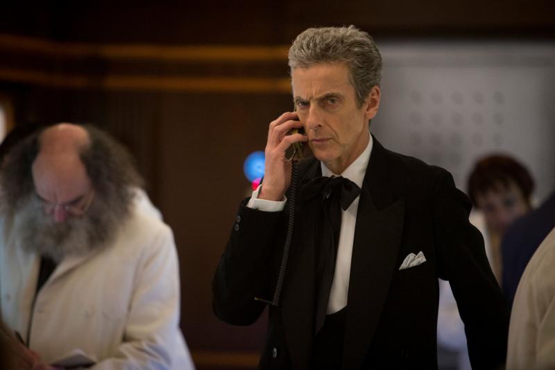Mummy On The Orient Express - The Doctor (Peter Capaldi) (Credit: Adrian Rogers, BBC/BBC Worldwide 2014)