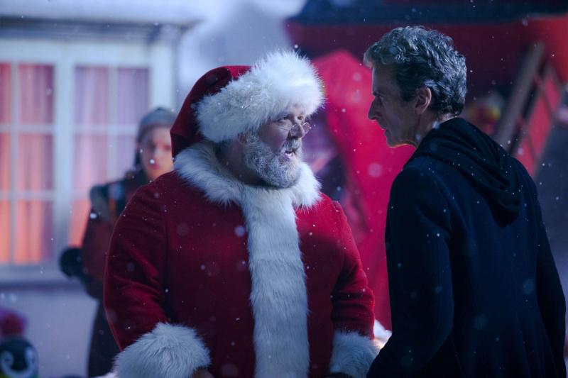 The Doctor and Santa Claus (Credit: BBC)