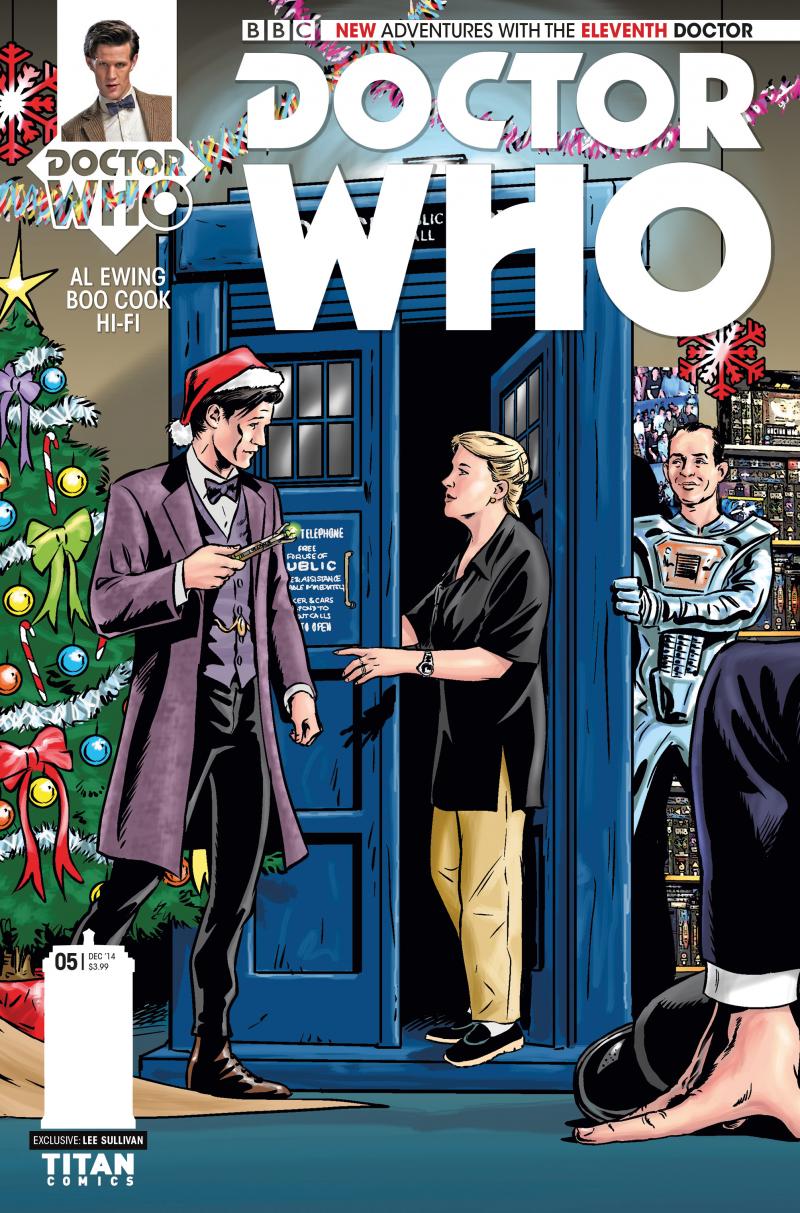 Doctor Who Comics Christmas triptych cover variant (Titan)