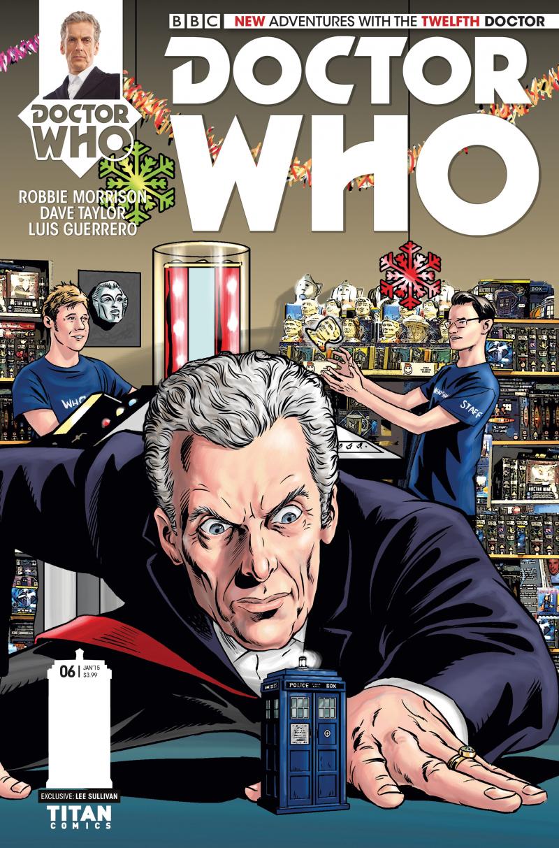 Doctor Who Comics Christmas triptych cover variant (Titan)