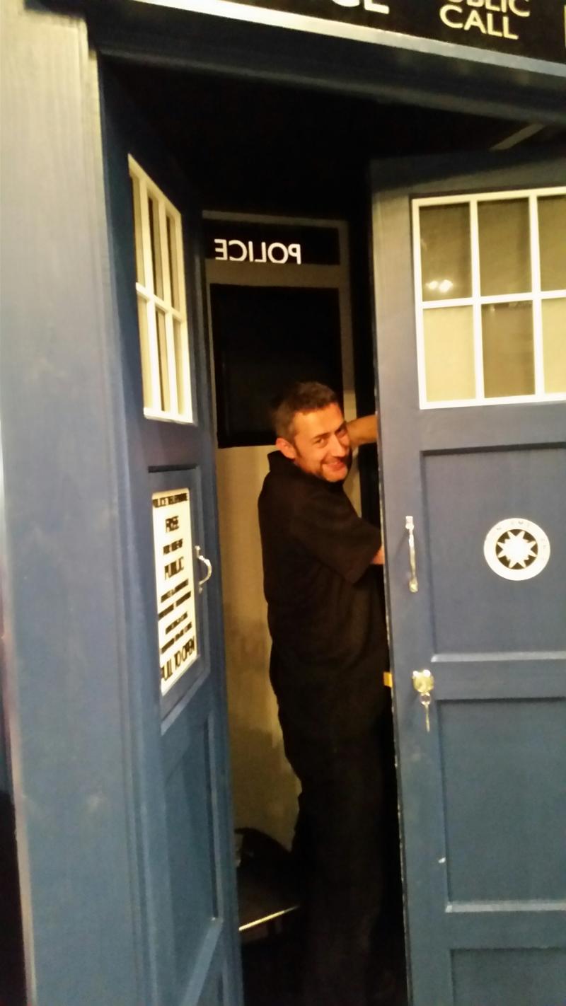 TARDIS prop being built for the Doctor Who Symphonic Spectacular in London (23/24 May 2015). Images: This Planet Earth/Simon Nash/Fred Harrison