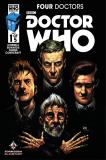 Doctor Who: Four Doctors Forbidden Planet Variant Cover  (Credit: titan / Joshua Cassara And Luis Guerrero)