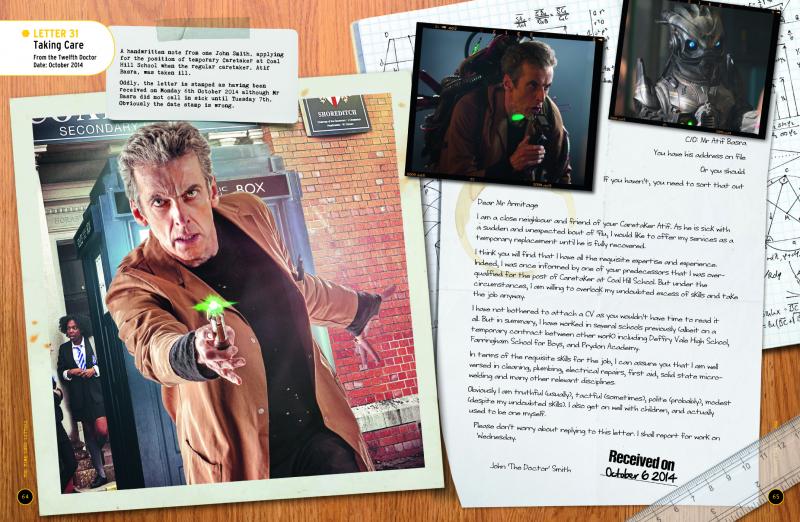 Doctor Who: Time Lord Letters (sample page) (Credit: BBC Books)
