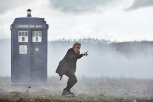 Peter Capaldi as the Doctor in The Magician&#039;s Apprentice (Credit: BBC/Simon Ridgway)
