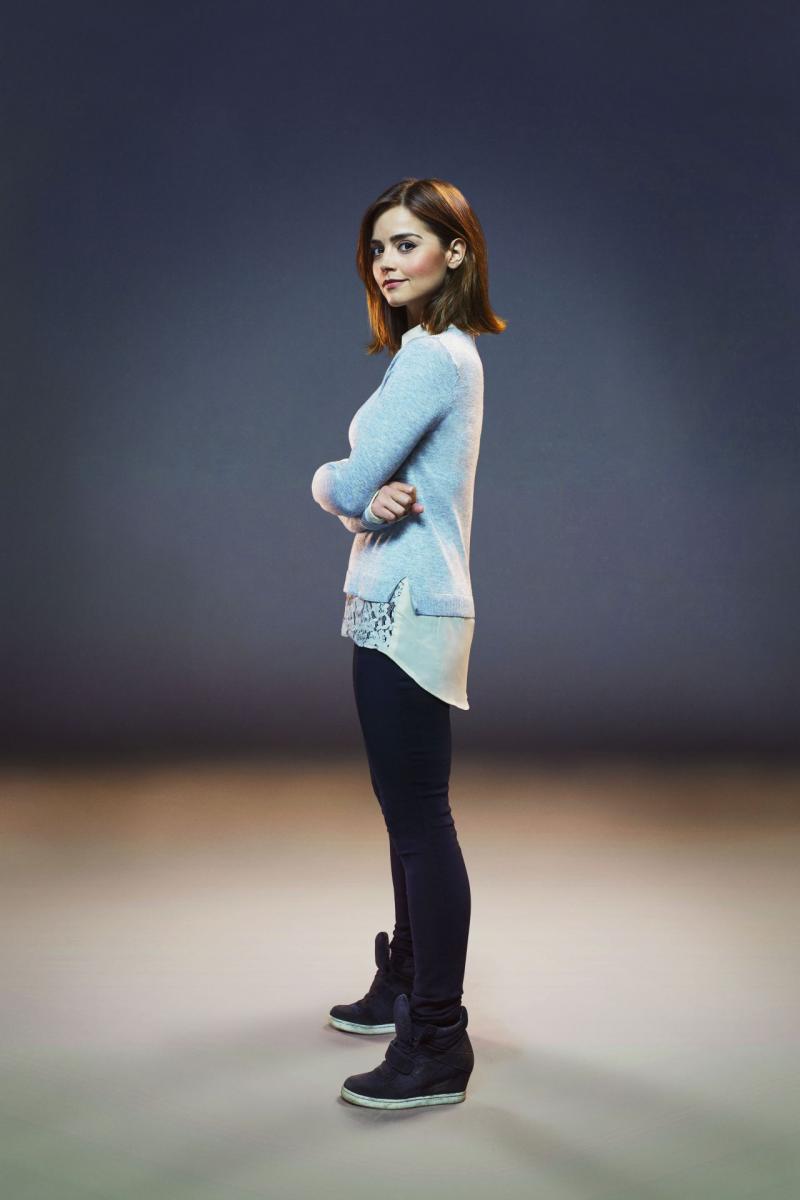 Jenna Coleman and Clara (Credit: BBC/David Venni)