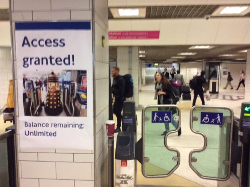 Daleks Invade Liverpool Street. (Credit: TfL)