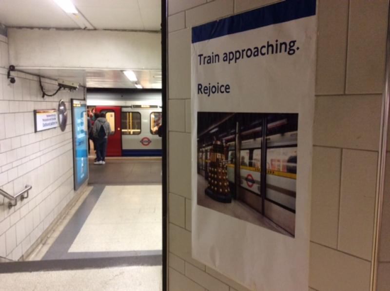 Daleks Invade Liverpool Street. (Credit: TfL)