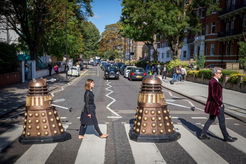 Abbey Road Crossing! (Credit: BBC)