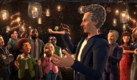 BBC One Christmas Ident: Sprout Boy meets the Doctor (Credit: BBC)