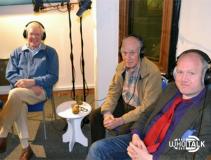 Who Talk: Day Of Armageddon recording (Peter Purves, David Graham, Toby Hadoke) (Credit: Fantom Publishing)