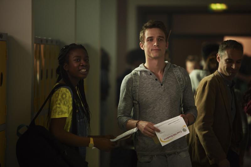 Class - Ep4 - Co-Owner Of A Lonely Heart - Tanya (VIVIAN OPARAH), Matteusz (JORDAN RENZO) (Credit: BBC/Simon Ridgeway)