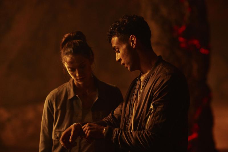 Class - Ep5 - Brave-ish Heart - April (SOPHIE HOPKINS), Ram (FADY ELSAYED) (Credit: BBC/Simon Ridgeway)