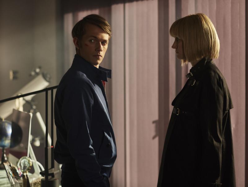 Class - Ep5 - Brave-ish Heart - Charlie (GREG AUSTIN), Miss Quill (KATHERINE KELLY) (Credit: BBC/Simon Ridgeway)