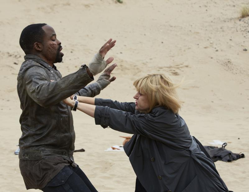 Class - Ep7 - The Metaphysical Engine, or What Quill Did - Miss Quill (KATHERINE KELLY), Ballon (CHIKE OKONKWO) (Credit: BBC/Simon Ridgeway)