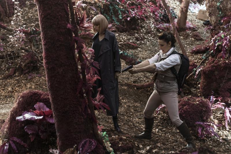 Class - Ep7 - The Metaphysical Engine, or What Quill Did - Miss Quill (KATHERINE KELLY), Dorothea (POOKY QUESNEL) (Credit: BBC/Chris Lobina)