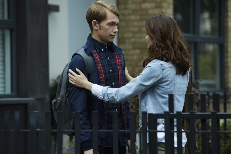 Class - Ep8 - The Lost - Charlie (GREG AUSTIN), April (SOPHIE HOPKINS) (Credit: BBC/Simon Ridgeway)