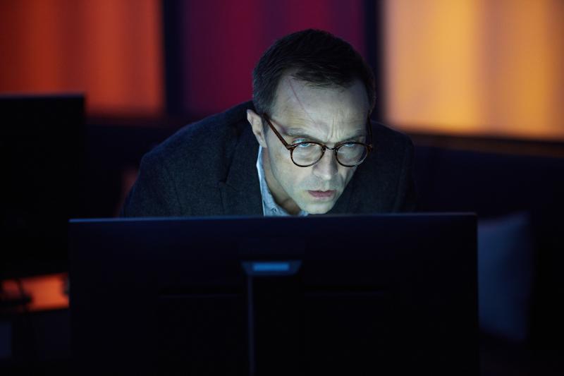 The Return of Doctor Mysterio  - Dr Sim (ALEKSANDAR JOVANOVIC) (Credit: BBC)